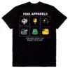 Camiseta Básica Fire Choose Your Cap - (Preto)