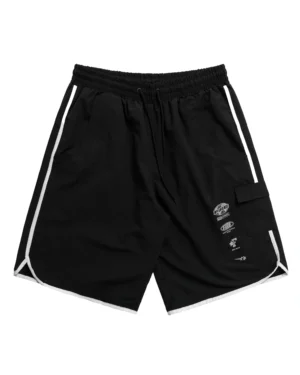 Bermuda Fire Tactel Forrada Logos (Preto)