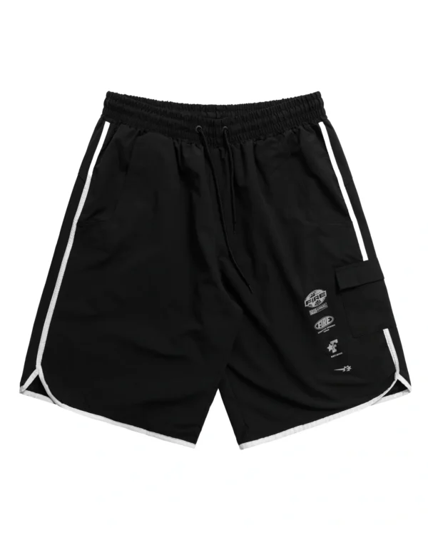 Bermuda Fire Tactel Forrada Logos (Preto)