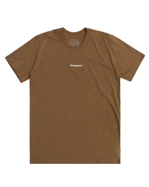 marron 1 Camiseta Básica Fire Little Tag (Marrom)