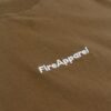 marron 2 Camiseta Básica Fire Little Tag (Marrom)