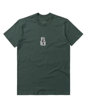 Camiseta Básica Fire College Block (Verde)